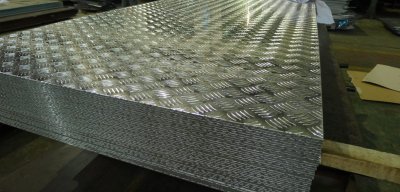 Лист алюминиевый рифлёный AL 2,0х1500х3000