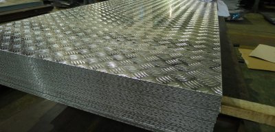 Лист алюминиевый рифлёный AL 2,0х1200х3000